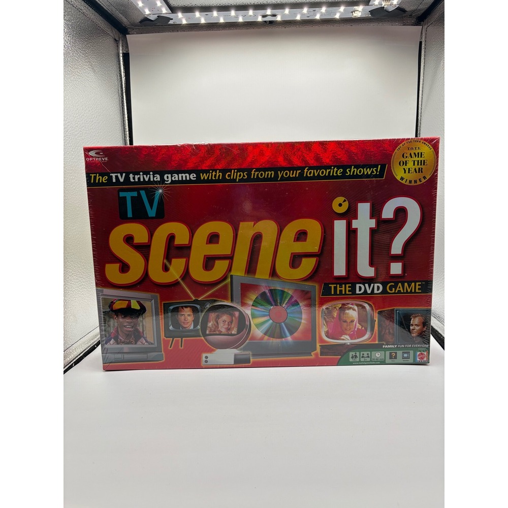 TV Scene It? The DVD Game Mattel Screenlife Trivia Board Game New Sealed C7770